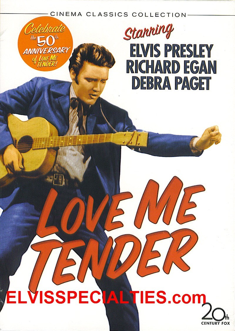 DVD Love Me Tender 50th Anniversary Front Cover